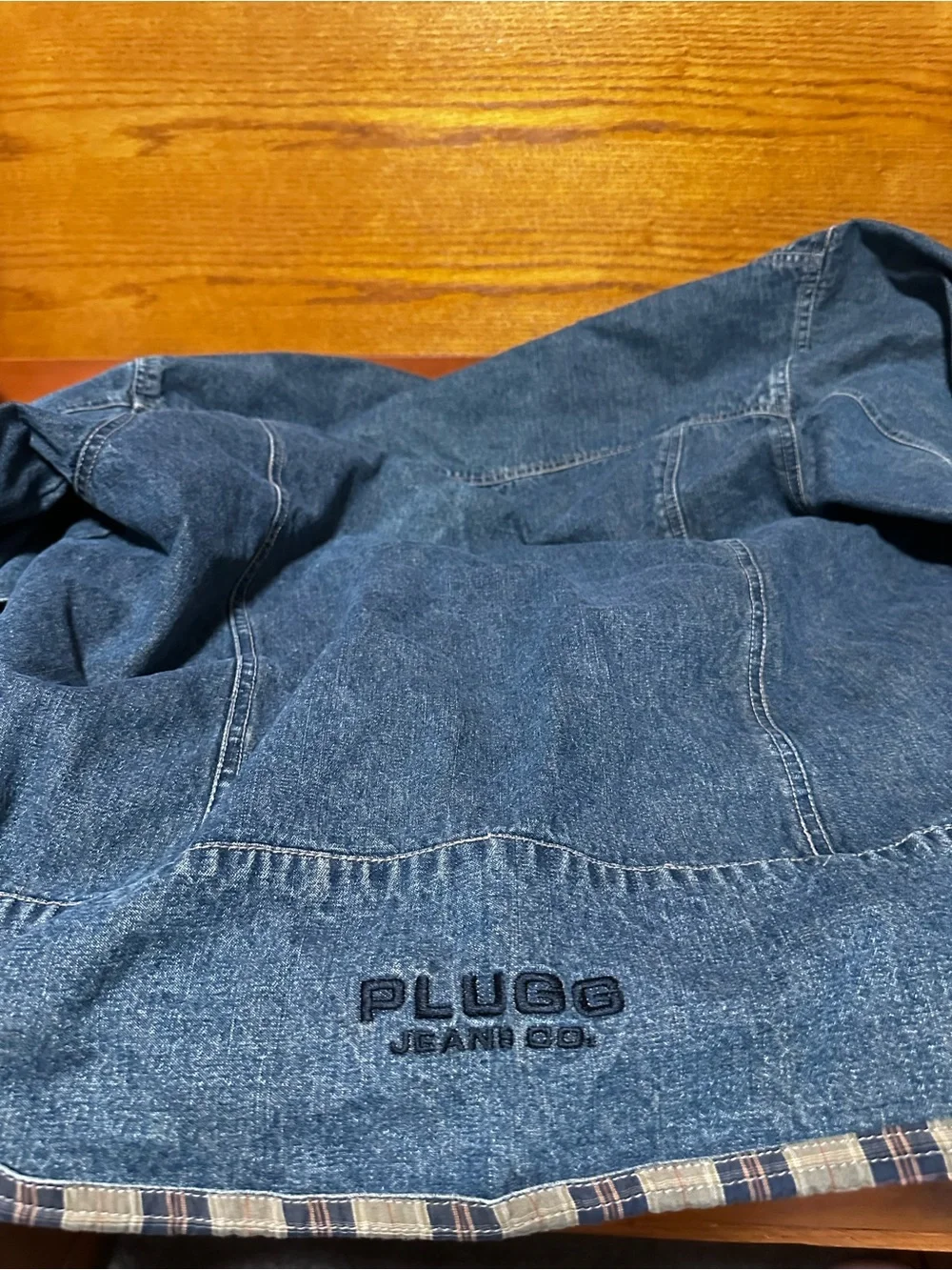 Men's Denim jacket Plugg brand size xl